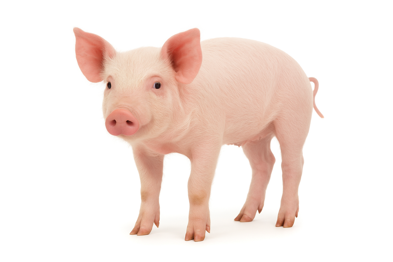 baby-pig-standing-on-white-background.jpg Cyprus weaner pigs - Image 2